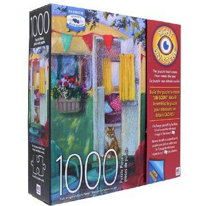 MB Sight Un-Scene Vintage Camper by David Ames 1000 Piece Puzzle New Sealed